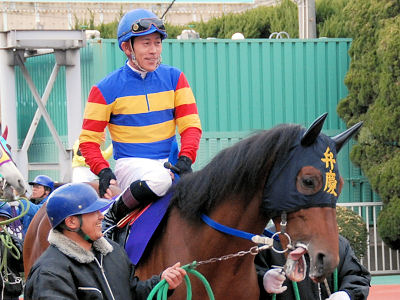 渡辺博文騎手(1/3福山大賞典にて)